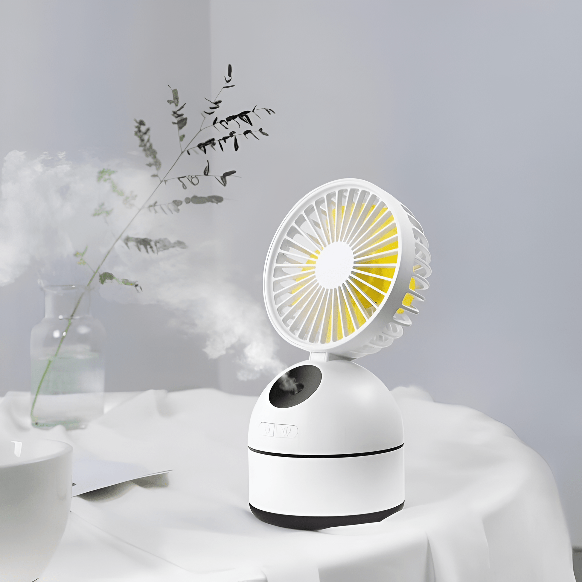 Glacient USB 2 - in - 1 Fan Humidifer - Glacient Fans